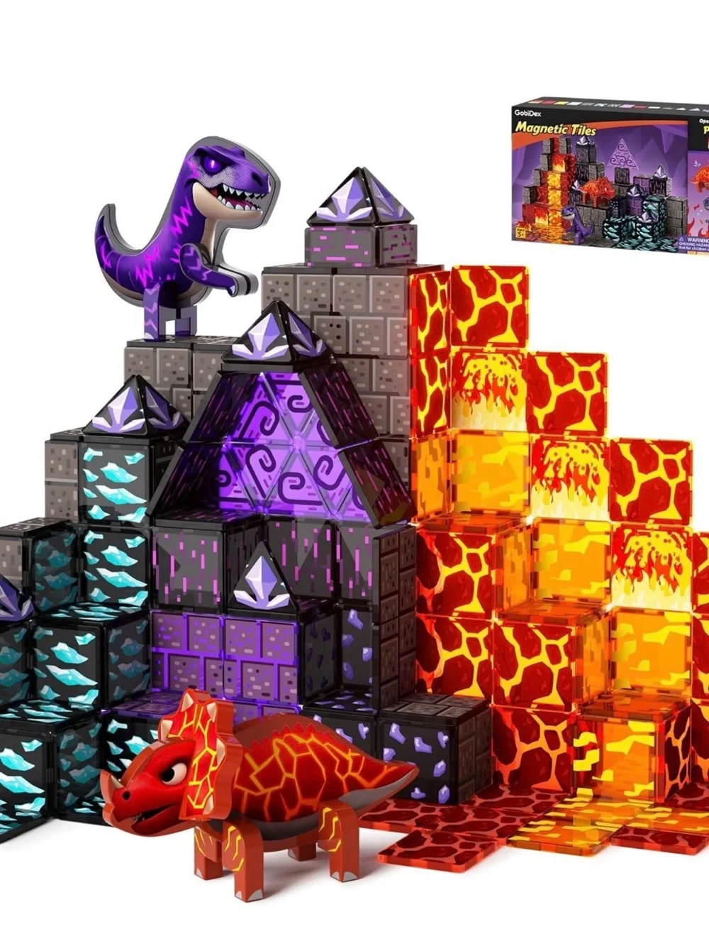 Dinosaur magnetic building blocks Ages 3-8